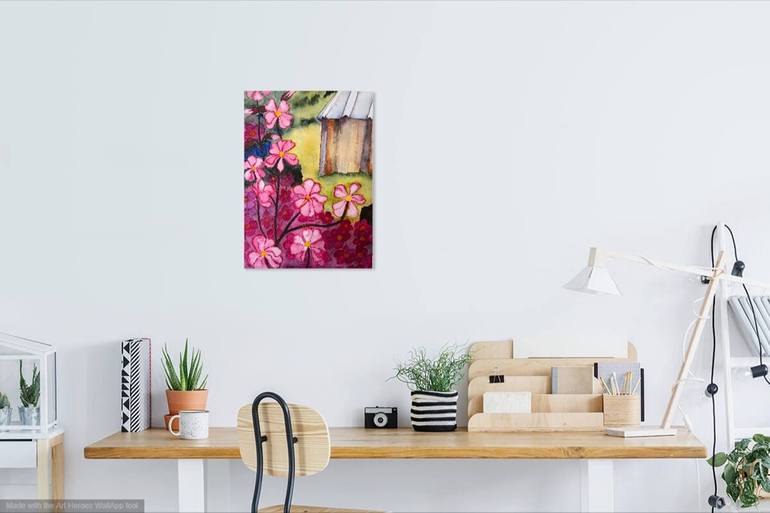 Original Floral Painting by Nancy Riedell