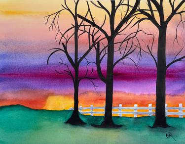 Original Landscape Paintings by Nancy Riedell