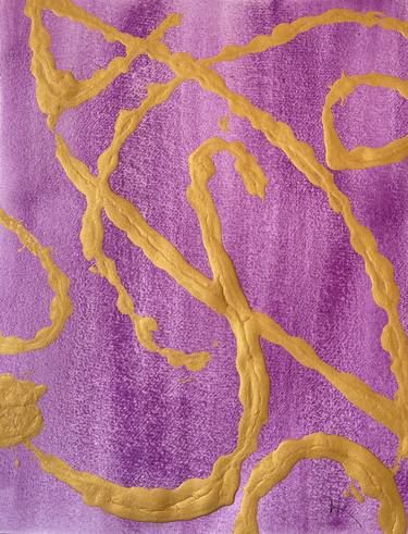 Original Abstract Expressionism Abstract Painting by Nancy Riedell