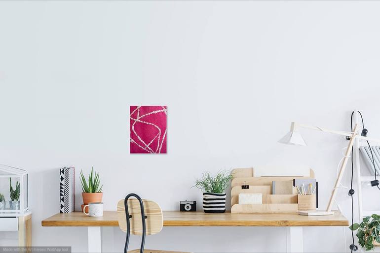 Original Abstract Expressionism Abstract Painting by Nancy Riedell