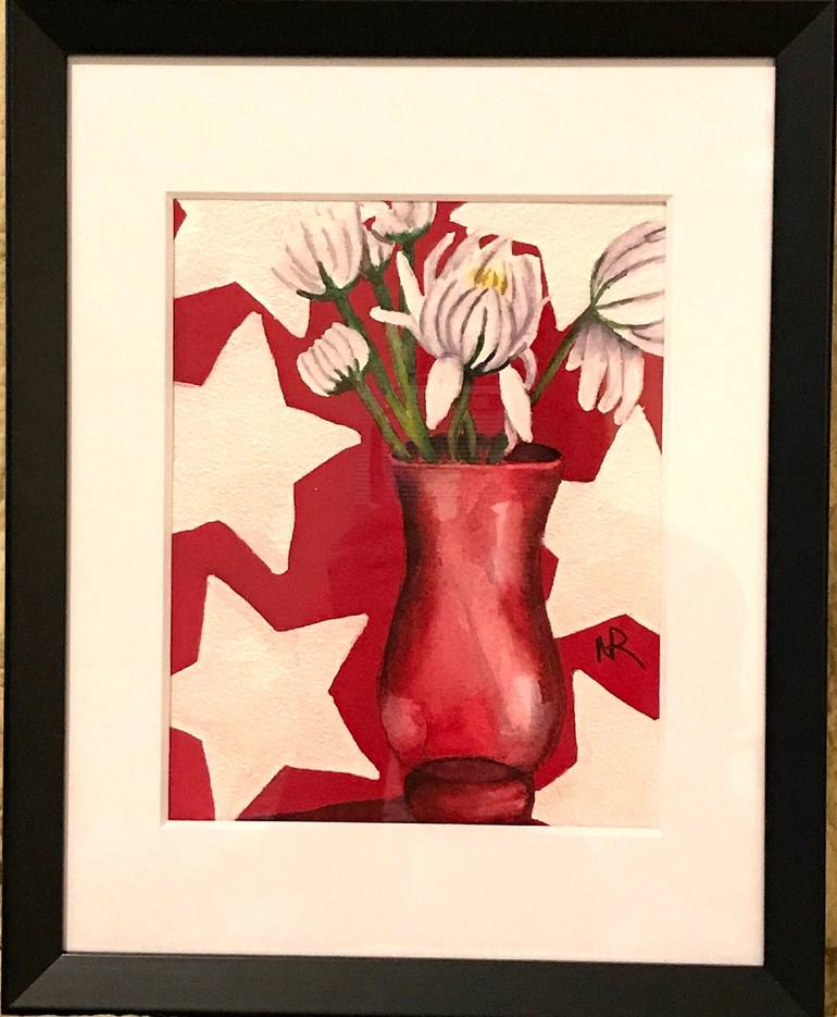 Original Floral Painting by Nancy Riedell