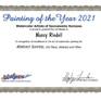 1/2022 - 2nd Place Winner of the Painting of the Year 2021