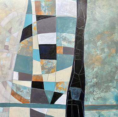 Original Abstract Aerial Paintings by Theresa Vandenberg Donche