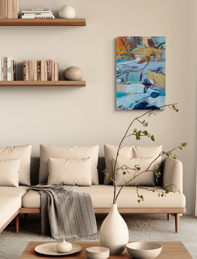 Original Abstract Expressionism Abstract Painting by Theresa Vandenberg Donche