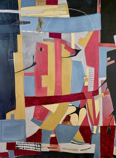 Original Abstract Expressionism Abstract Painting by Theresa Vandenberg Donche