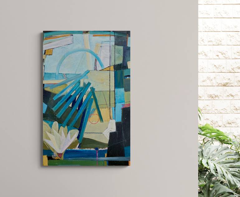 Original Abstract Expressionism Abstract Painting by Theresa Vandenberg Donche