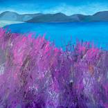 Travel 2 (Pink Vegetation) by Theresa Vandenberg Donche