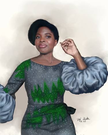 Print of Fine Art Portrait Digital by Oluwaseyi Alade