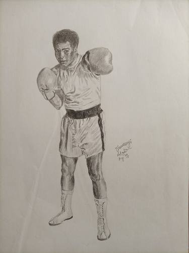 Original Realism Sports Drawings by Oluwaseyi Alade