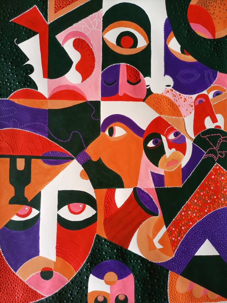 Print of Abstract Paintings by Oluwaseyi Alade
