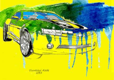 Print of Automobile Paintings by Oluwaseyi Alade