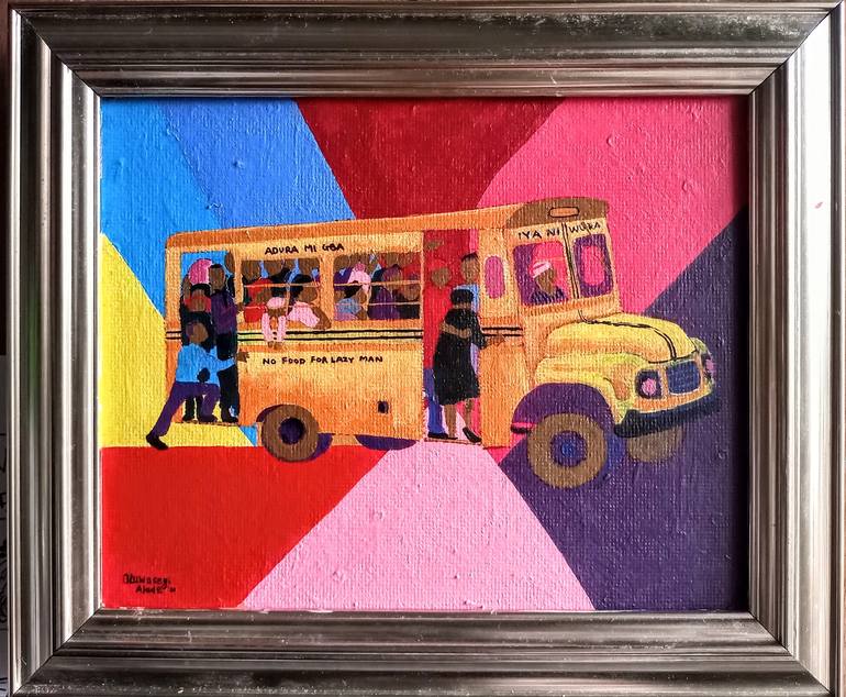 Original Modern Transportation Painting by Oluwaseyi Alade