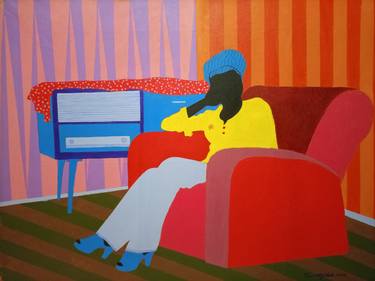 Print of Modern Interiors Paintings by Oluwaseyi Alade