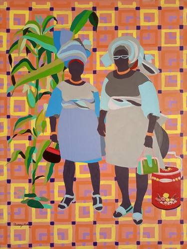 Original Modern World Culture Paintings by Oluwaseyi Alade