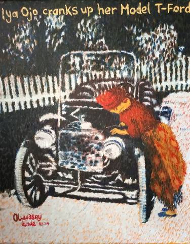 Print of Car Paintings by Oluwaseyi Alade