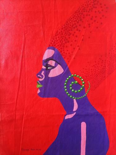Original Minimalism Women Paintings by Oluwaseyi Alade