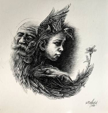 Print of Surrealism Religion Drawings by Marko Karadjinovic