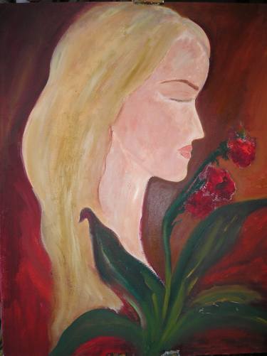 Original Realism Nude Painting by Melania Tarricone