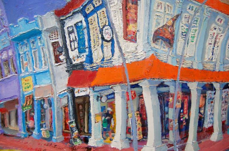 Original Contemporary Architecture Painting by Hweeyen Ong