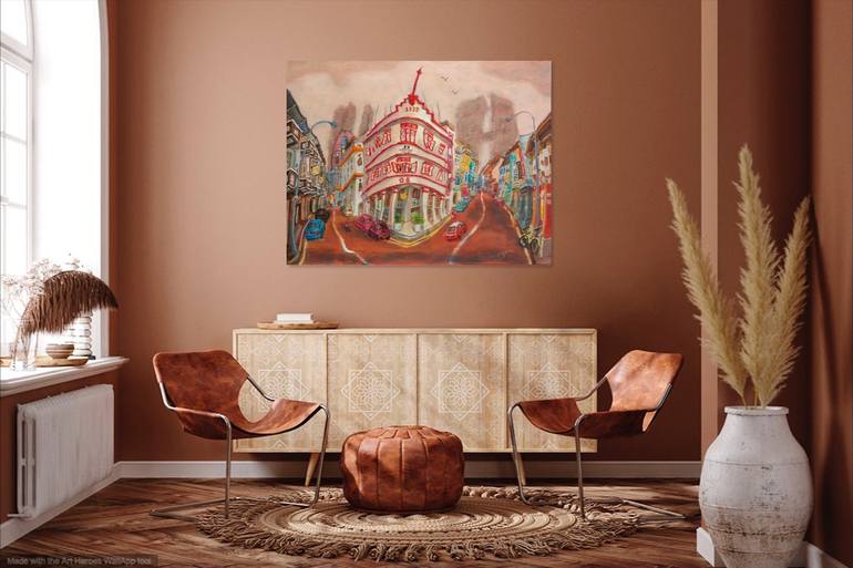 Original Contemporary Cities Painting by HweeYen Ong