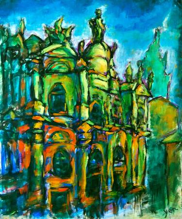 Original Expressionism Architecture Paintings by HweeYen Ong