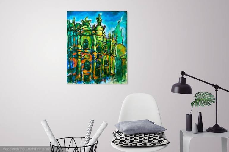 Original Expressionism Architecture Painting by HweeYen Ong