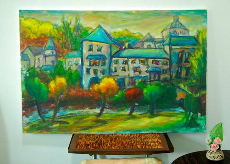 Original Impressionism Landscape Painting by HweeYen Ong