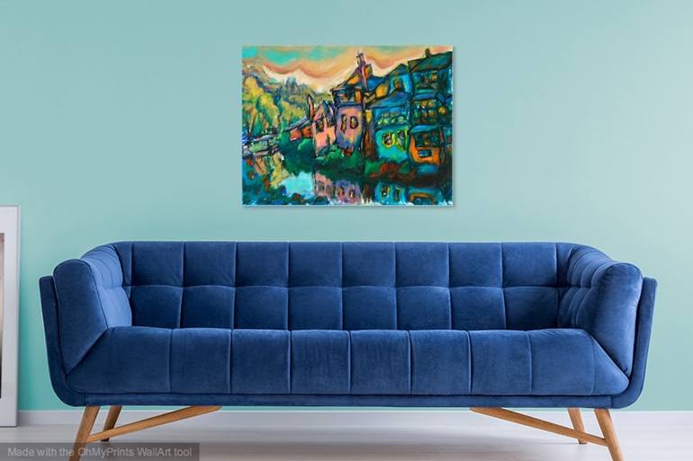 Original Impressionism Landscape Painting by Hweeyen Ong