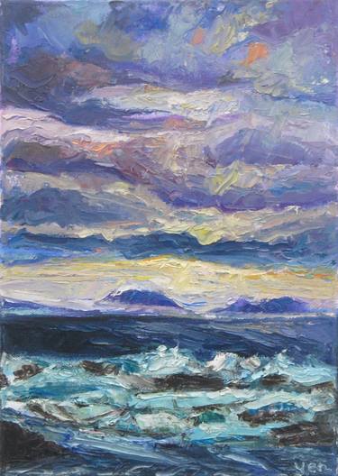 Print of Expressionism Seascape Paintings by HweeYen Ong