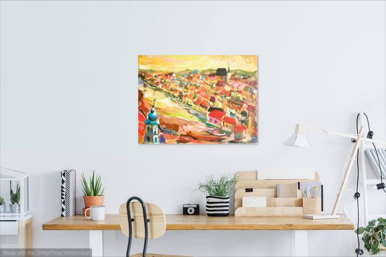 Original Impressionism Landscape Painting by HweeYen Ong