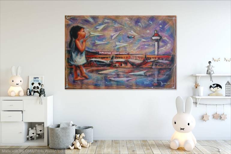 Original Figurative Travel Painting by Hweeyen Ong