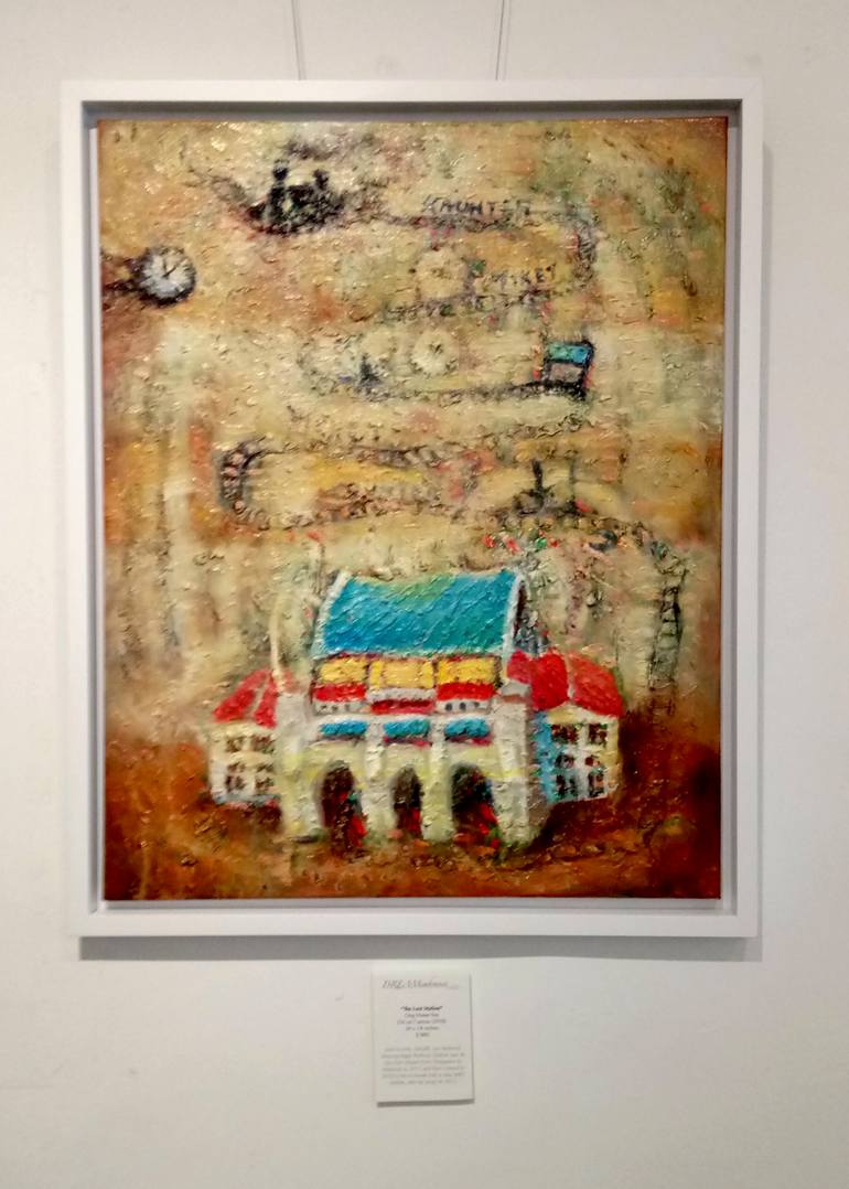 Original Abstract Transportation Painting by Hweeyen Ong