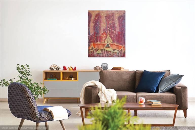 Original Folk Architecture Painting by Hweeyen Ong