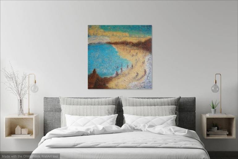 Original Abstract Seascape Painting by HweeYen Ong