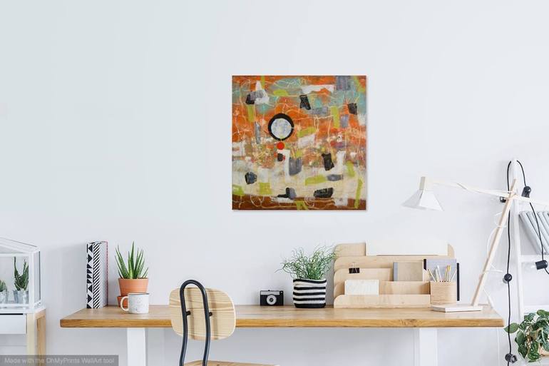 Original Art Deco Abstract Painting by HweeYen Ong
