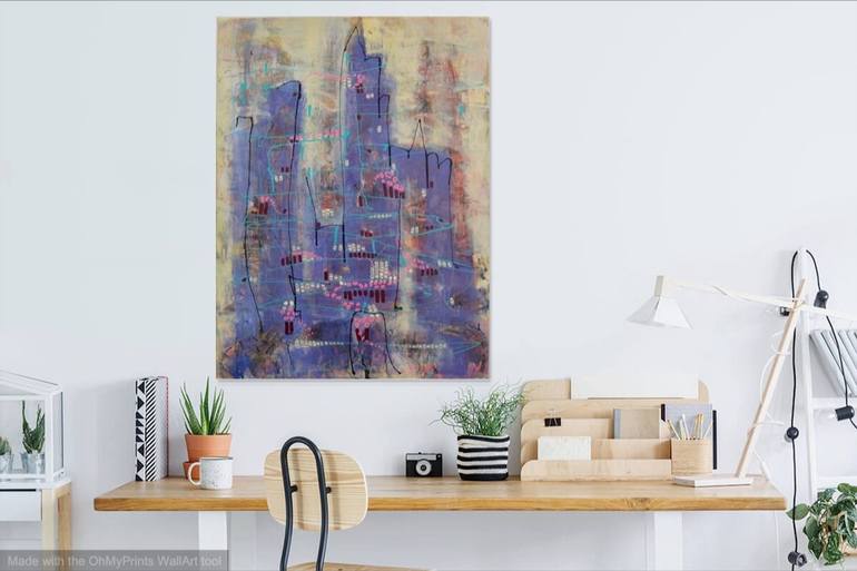 Original Expressionism Abstract Painting by HweeYen Ong