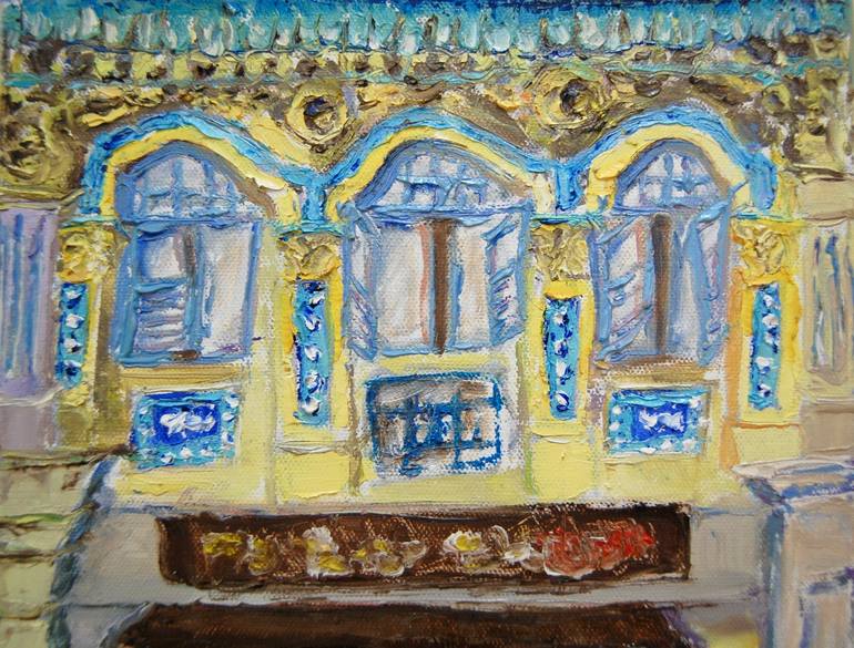 Original Contemporary Architecture Painting by Hweeyen Ong