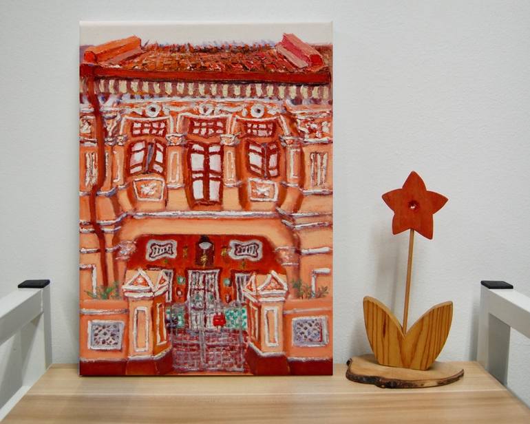 Original Contemporary Architecture Painting by Hweeyen Ong