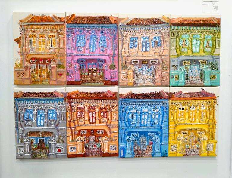 Original Contemporary Architecture Painting by Hweeyen Ong