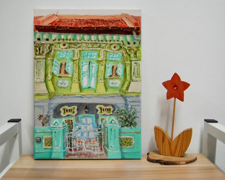Original Contemporary Architecture Painting by Hweeyen Ong