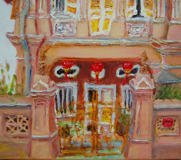 Original Contemporary Architecture Painting by Hweeyen Ong