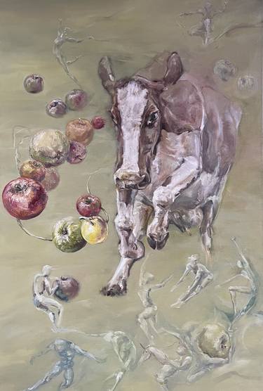 Original Animal Painting by Gintare Ulyte