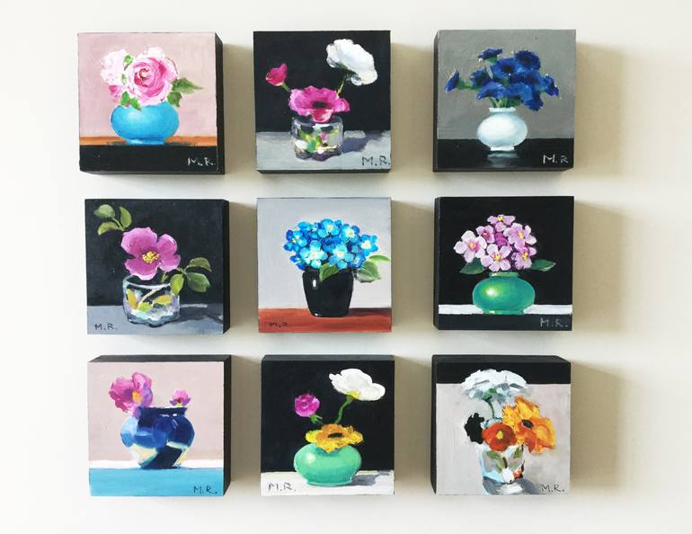 Original Other Floral Painting by Mila Rea