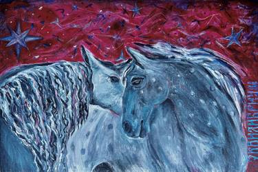 Original Contemporary Animal Painting by Gala  Agape