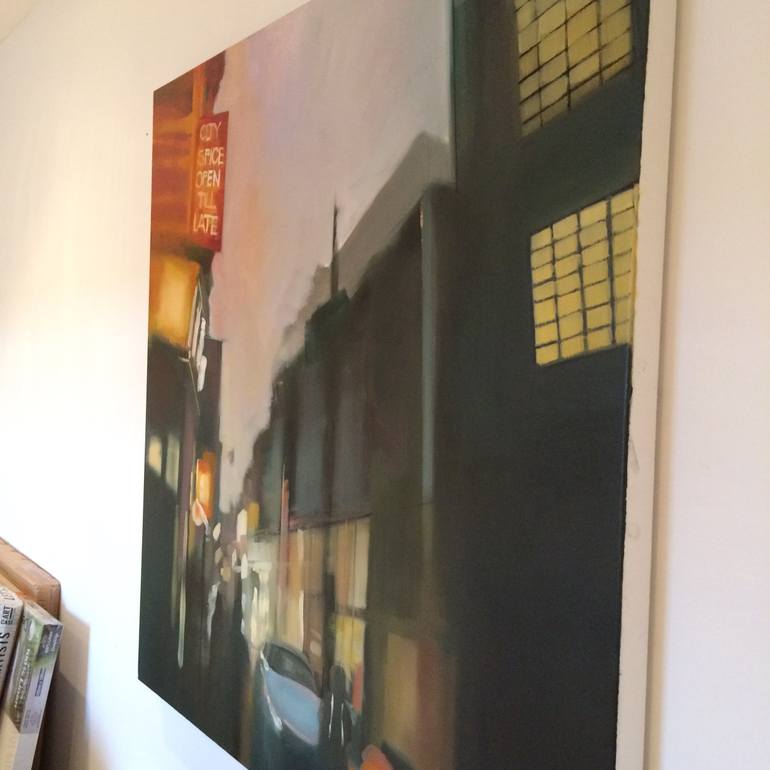 Original Abstract Cities Painting by Jane Kell