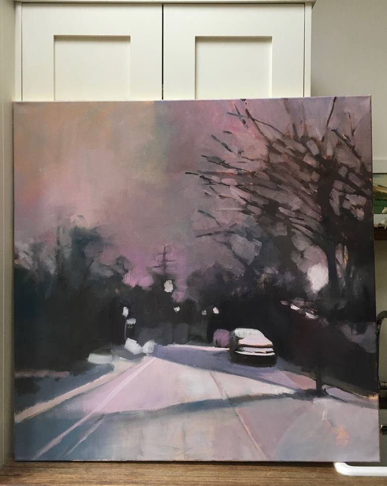 Original Expressionism Landscape Painting by Jane Kell