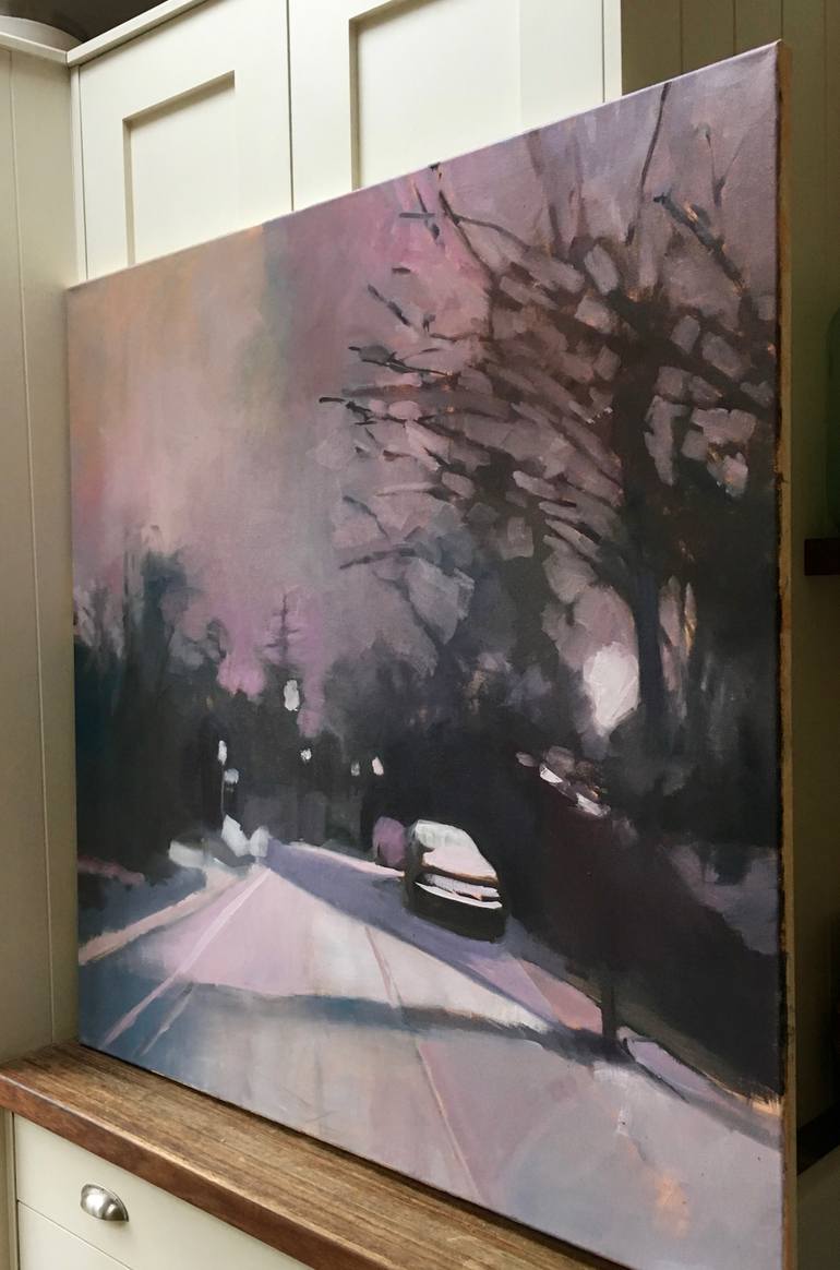 Original Expressionism Landscape Painting by Jane Kell