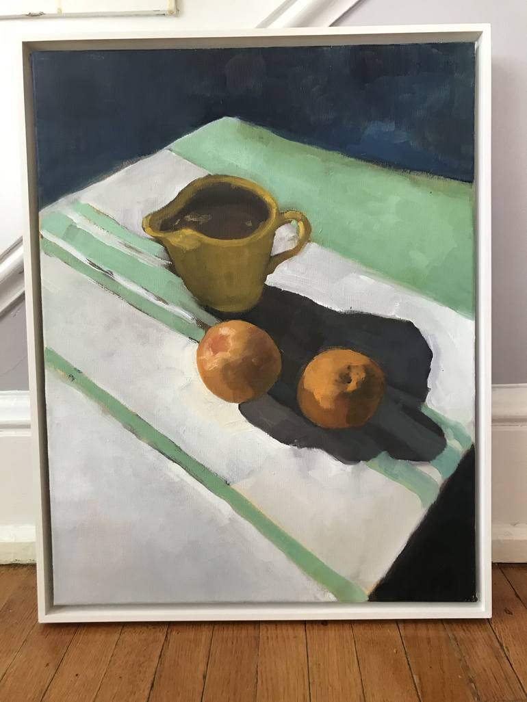 Original Expressionism Still Life Painting by jane kell