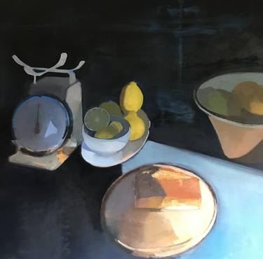 Original Abstract Still Life Paintings by jane kell