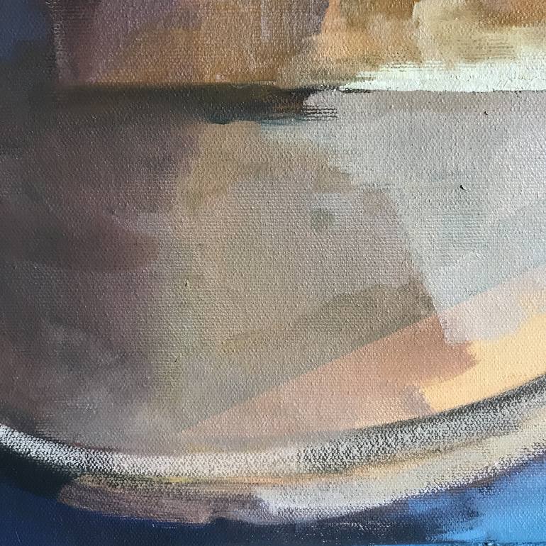 Original Abstract Still Life Painting by jane kell